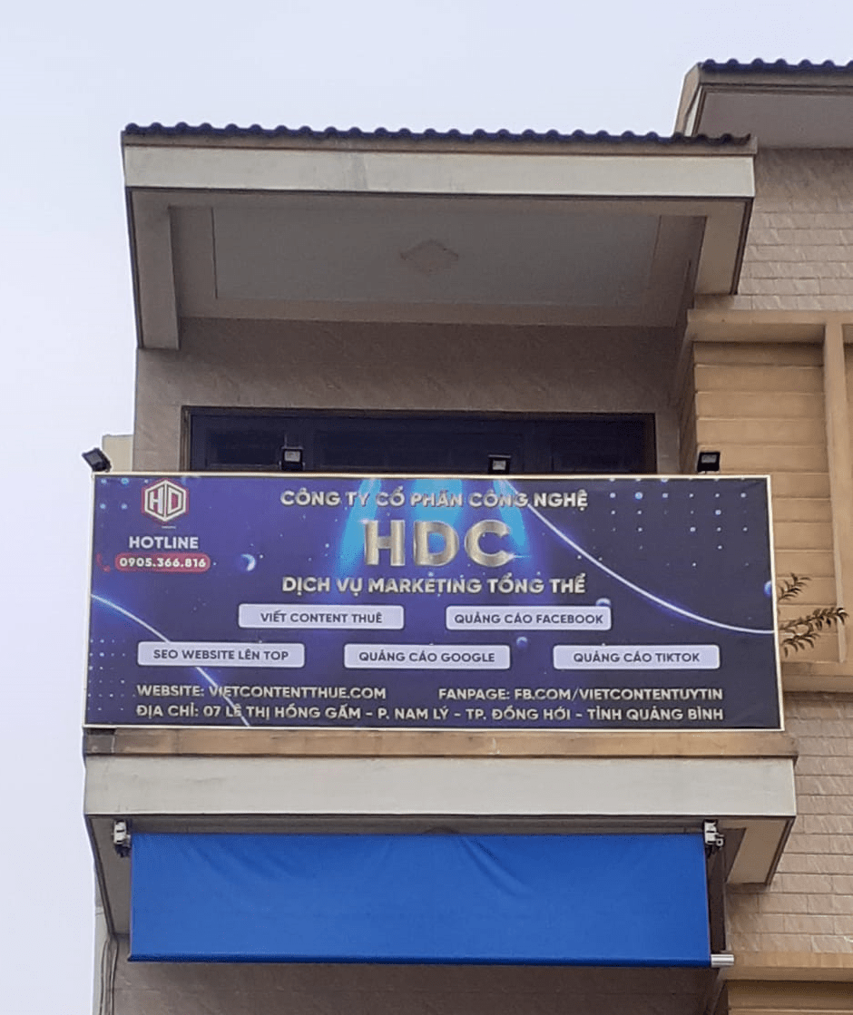 Trụ sở chính của công ty HDC đang được đặt ở Quảng Bình