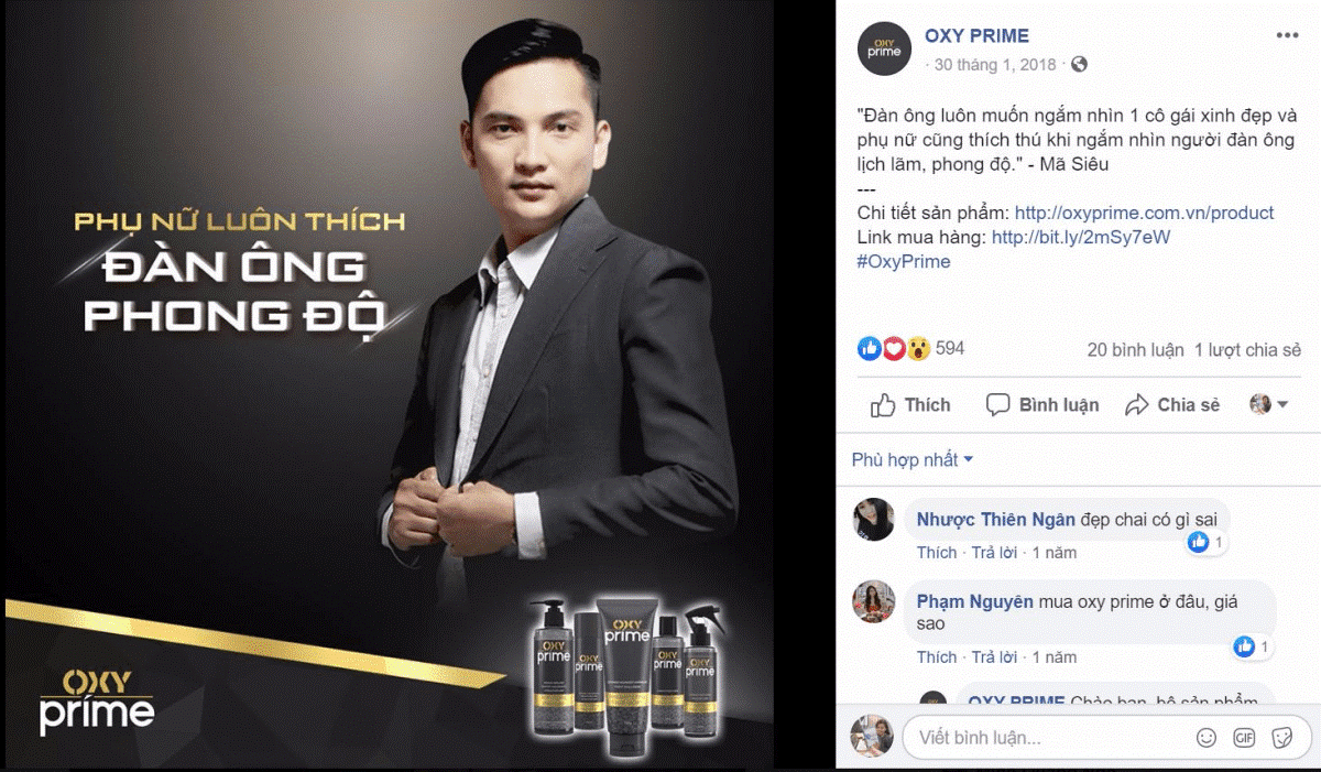 Content tập trung vào đúng đối tượng khách hàng mà sản phẩm hướng đến