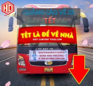 chạy quảng cáo vé xe tết