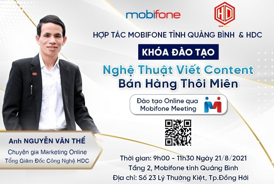 Khóa đào tạo nghệ thuật viết content bán hàng thôi miên