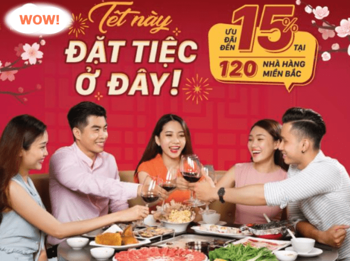 Hình ảnh giảm giá kích thích người xem muốn đến thưởng thức nó