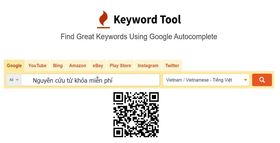 Keyword tool là công cụ nghiên cứu từ khóa phổ biến