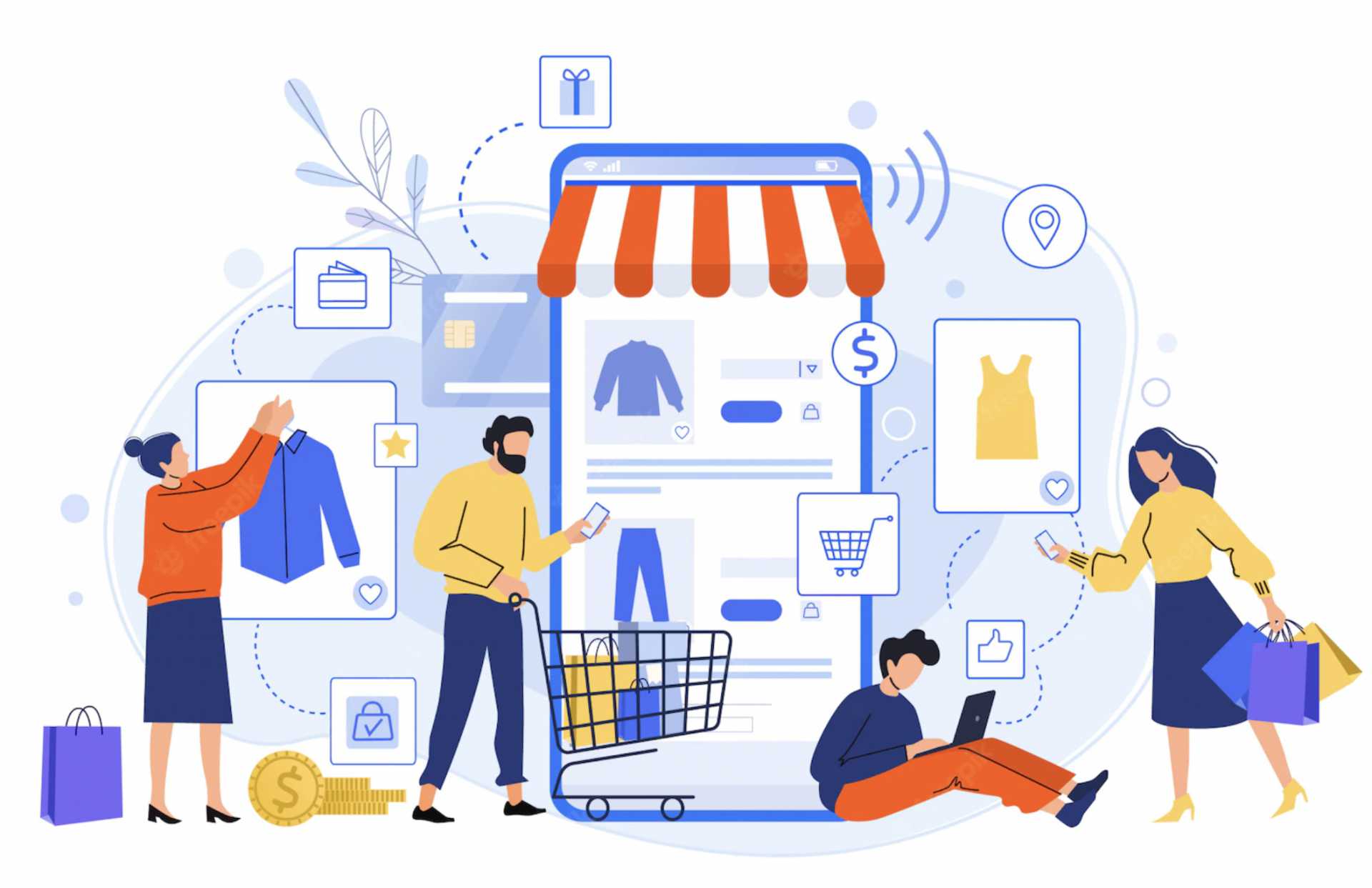 Đăng bài bán quần áo trực tuyến trên Facebook