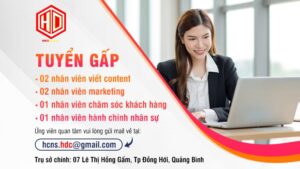 HDC thông báo tuyển dụng
