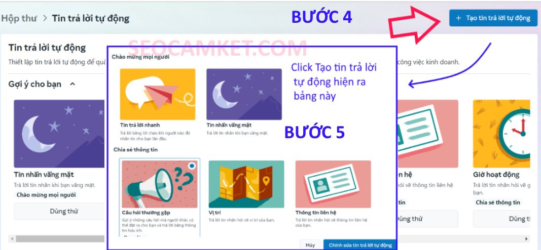Bước 4 và bước 5