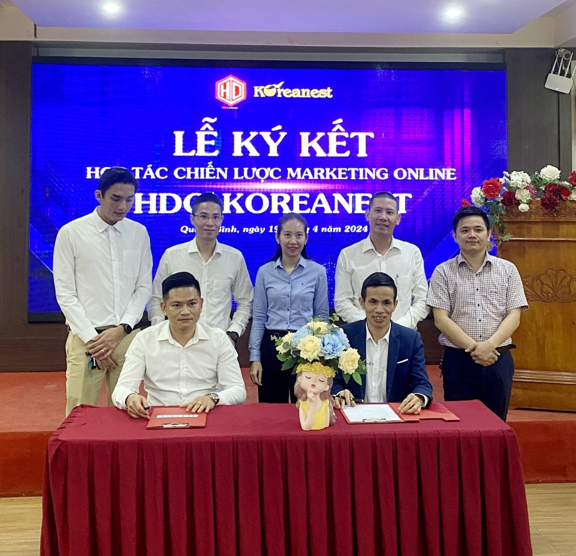 Lễ ký kết hợp tác giữa HDC và Korea