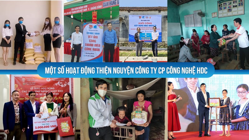 Một số hoạt động thiện nguyện của HDC từ năm 2019 - 2024