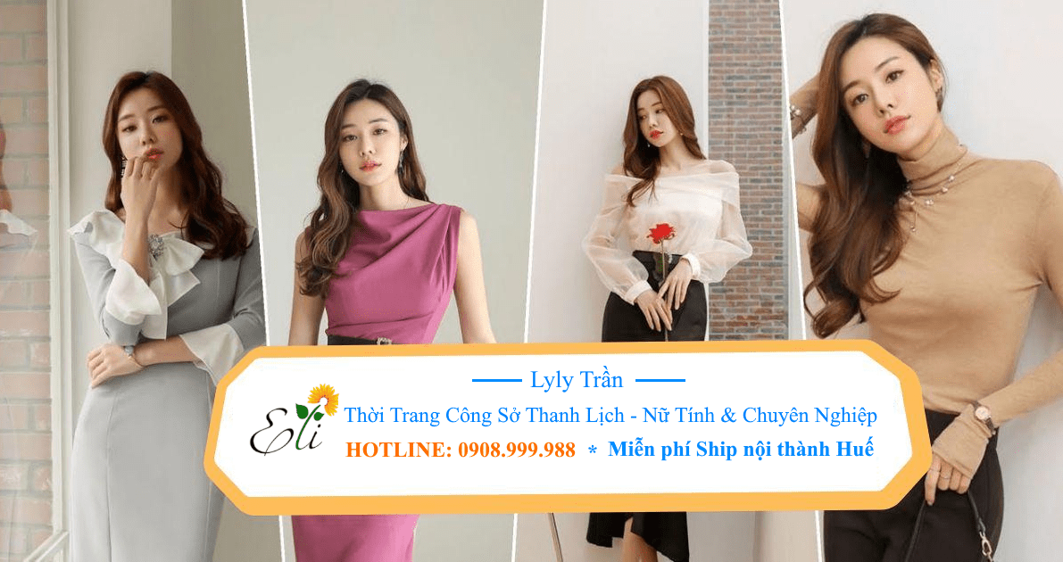 Mẫu ảnh bìa cho fanpage bán hàng thời trang công sở nữ