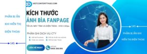 Kích thước ảnh bìa fanpage mới nhất