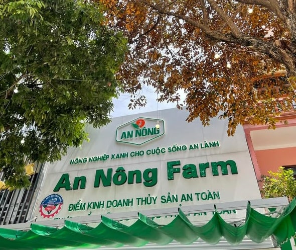 cửa hàng rau sạch An Nông