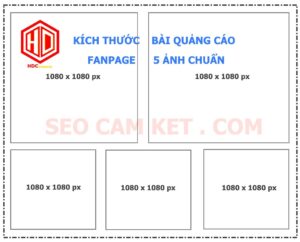 Kích thước đăng 5 ảnh fanpage khi quảng cáo Facebook