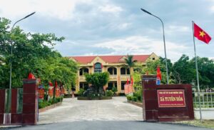 trụ sở xã Tuyên Hóa mới